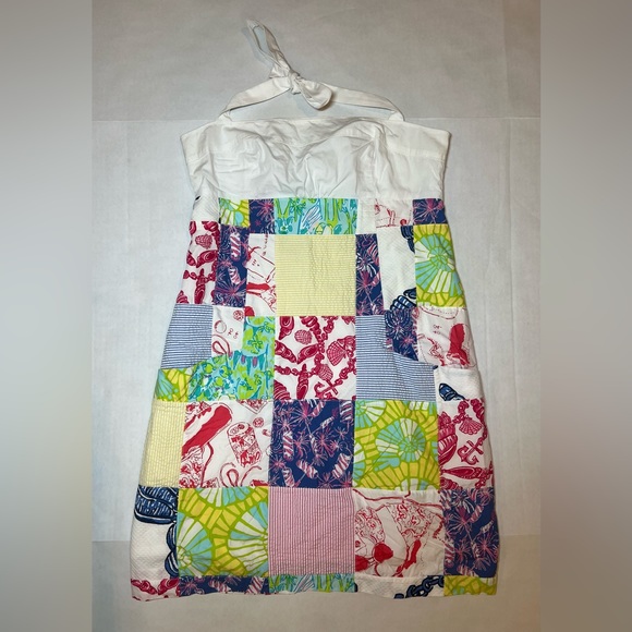 Lilly Pulitzer Yesenia Square One Sewn Patchwork Sleeveless Dress Size 6 - Picture 2 of 9